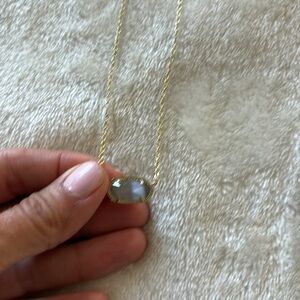 Kendra Scott Necklace- Light Grey - Excellent Condition